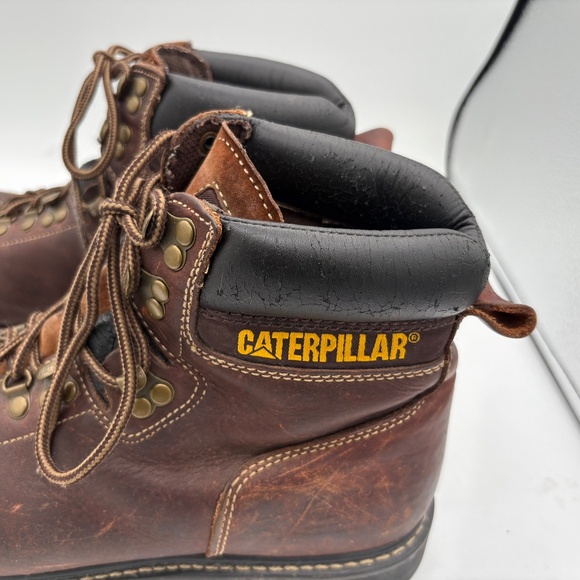 Caterpillar Alaska Techni Flex Leather Work Boots 12 Mens - Picture 3 of 15